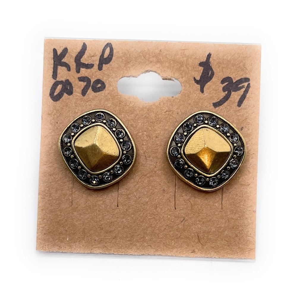KRP0070 Silpada CRYSTAL CLUSTER post earrings